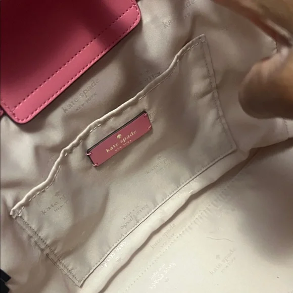 Kate Spade Vibrant Pink and Yellow Tote - Picture 9 of 10